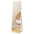 Vasemouh Full Length Mirror | 140x51cm White Floor or Wall Mounted Mirror