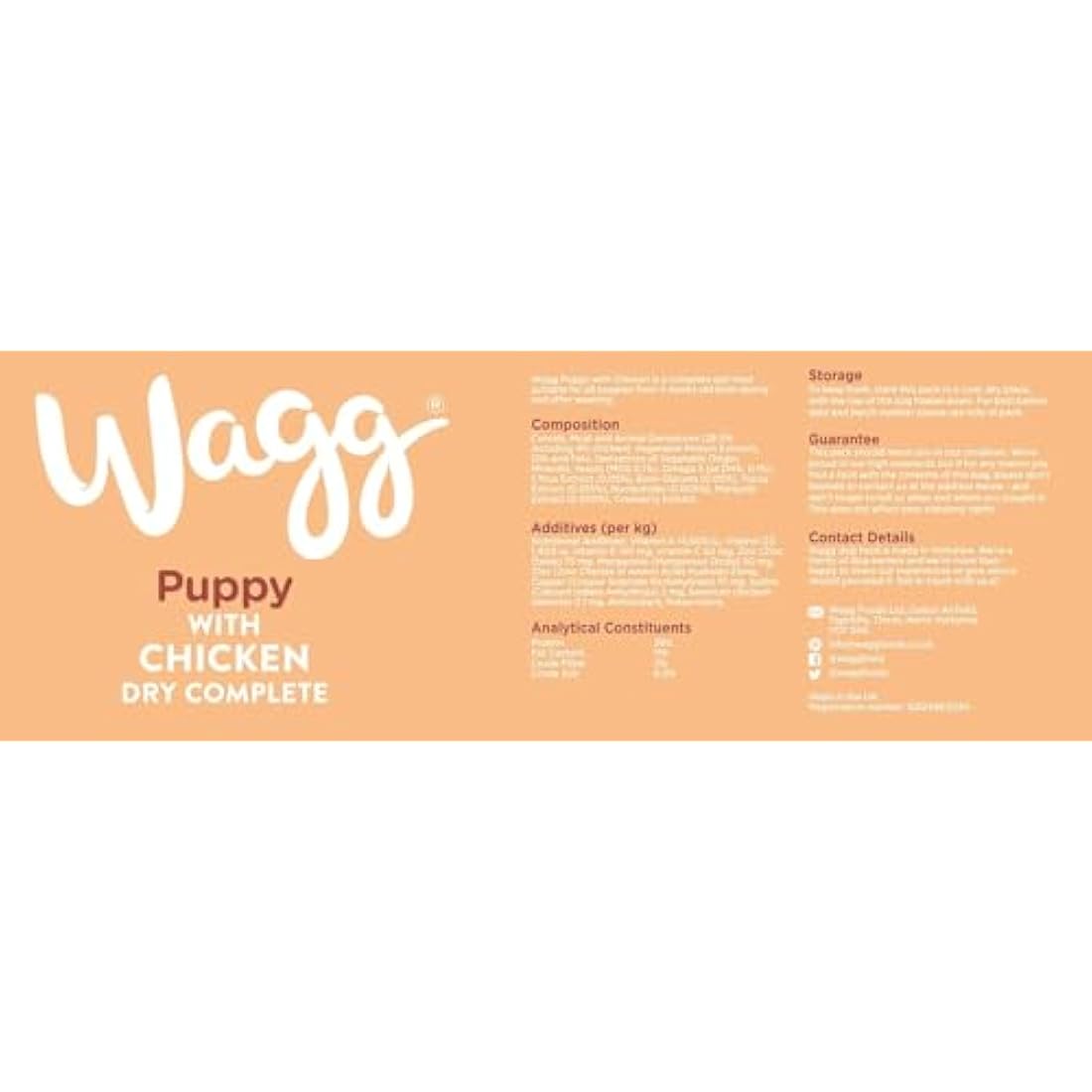 Wagg Complete Puppy Dry Dog Food – Turkey & Rice Formula, 12kg