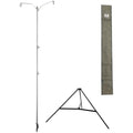 CAMPINGMOON Heavy Duty Stainless Steel Lantern Stand with Tripod & Bag