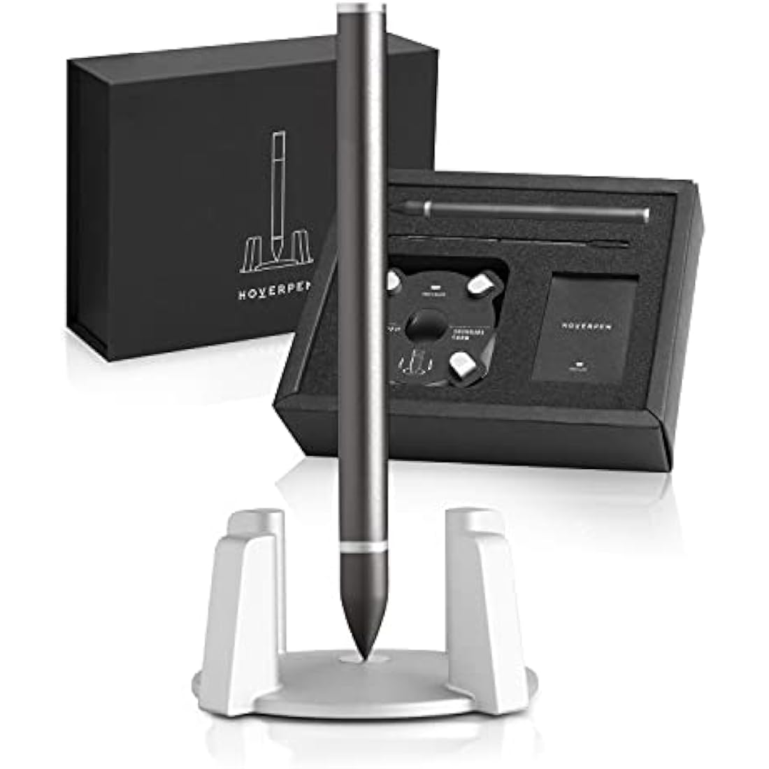 Novium Hoverpen – Luxury Magnetic Executive Ballpoint Pen for Desk