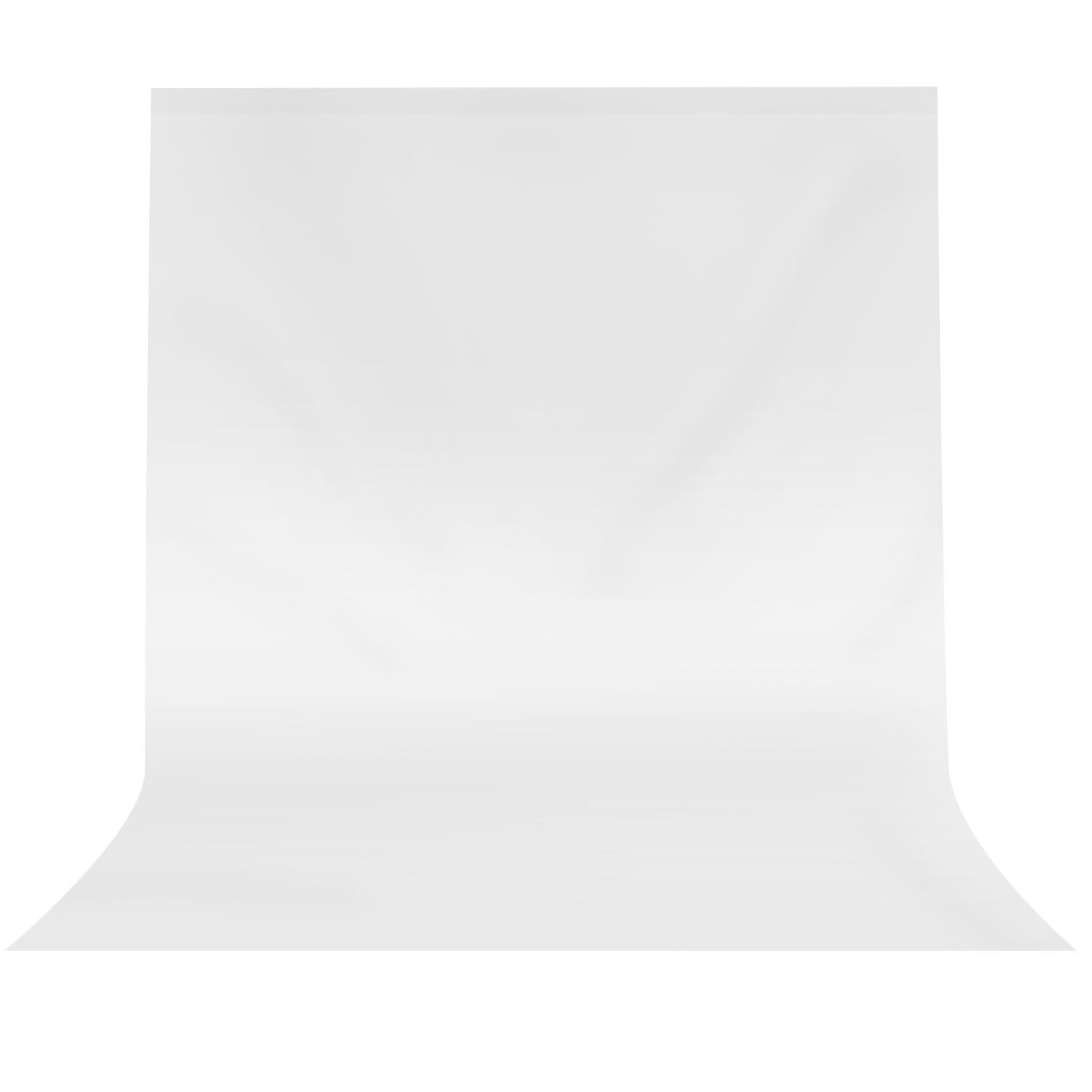 JEBUTU White Photography Backdrop | 2m x 3m Washable Polyester Studio