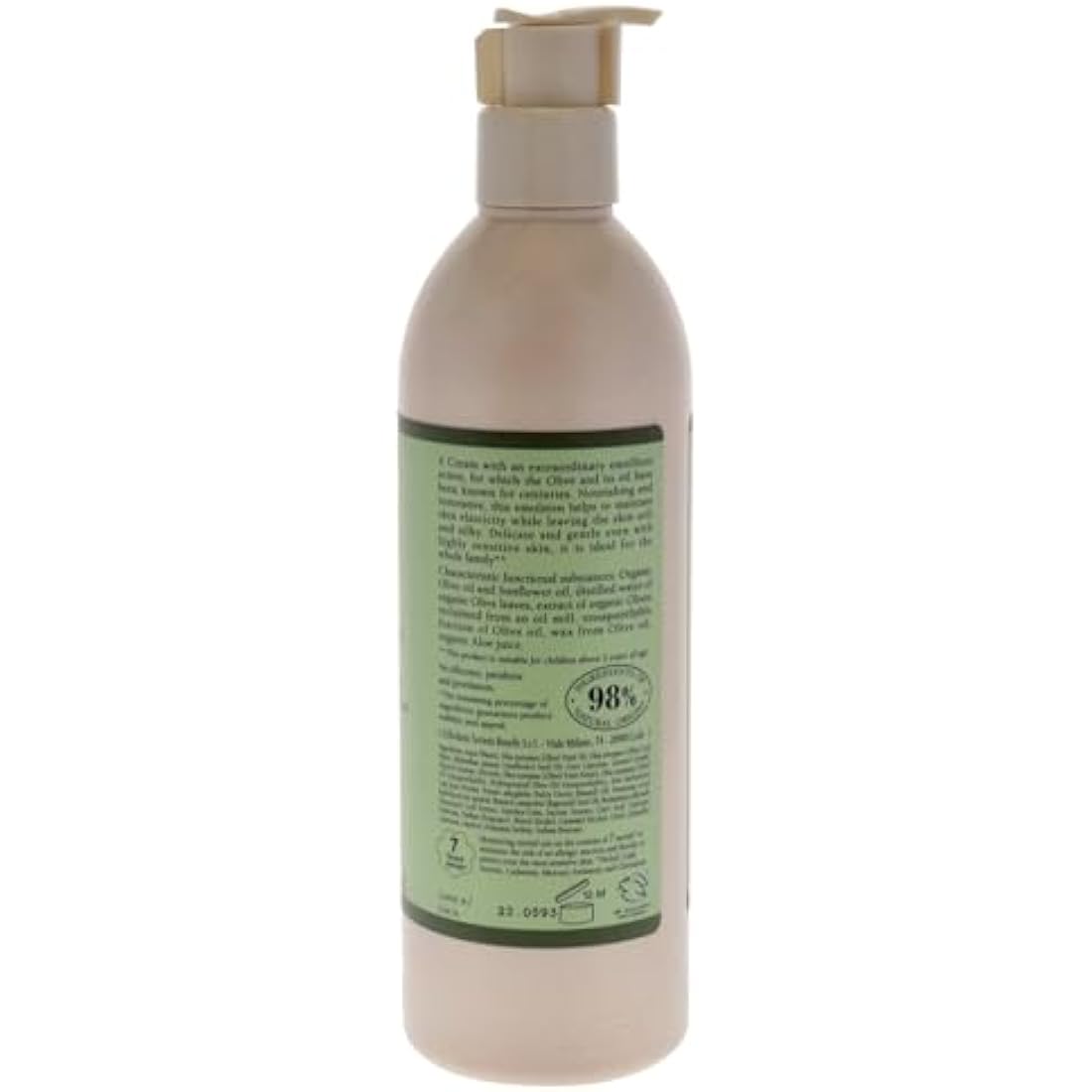 L'Erbolario L'Olivo Nourishing Body Cream with Organic Olive Oil - 500 ml