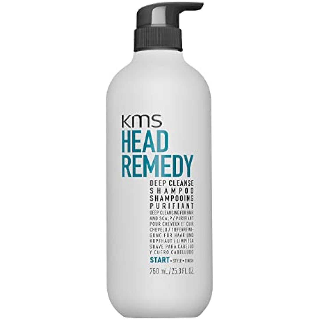 KMS Head Remedy Deep Cleanse Shampoo – Clarifying Hair Detox, 750ml