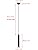 Vecys 2PCS Modern COB LED Cylinder Pendant Light – 5W Black Long Tube