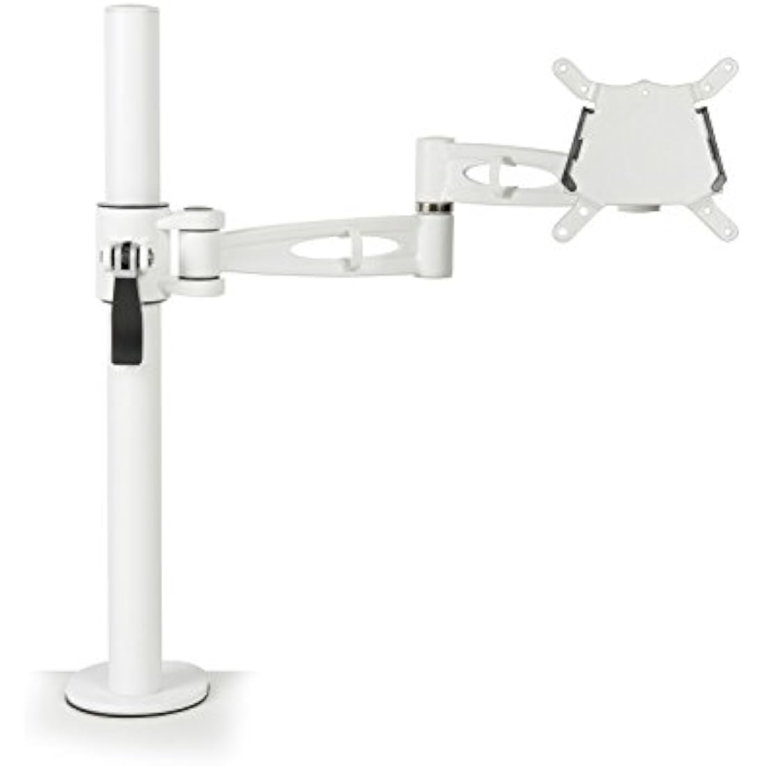 Metalicon Kardo Single Monitor Arm - Pole Mounted Screen Stand, White