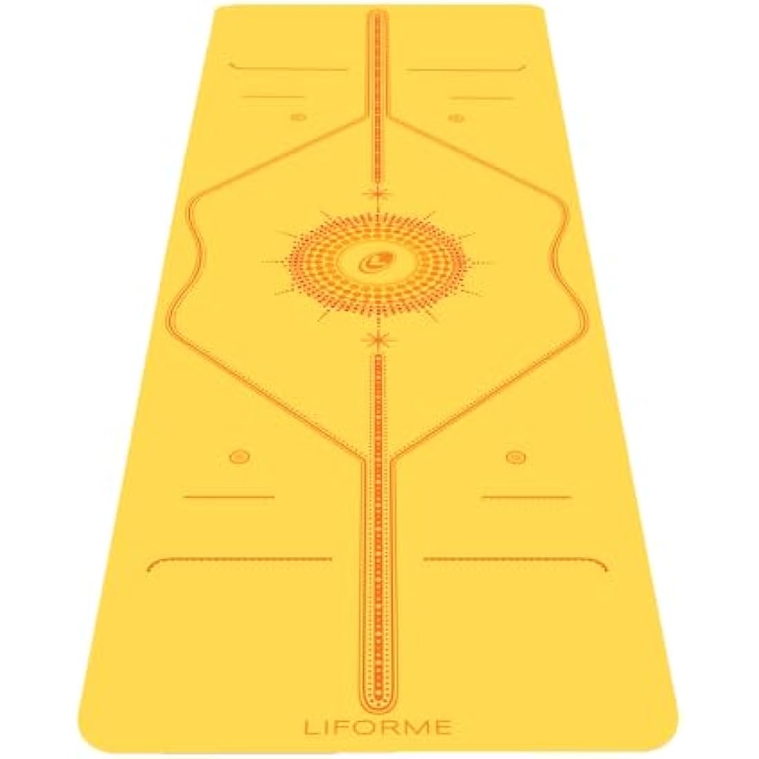 Liforme Printed Yoga Mat – Non-Slip Eco-Friendly Mat in Grateful Pink
