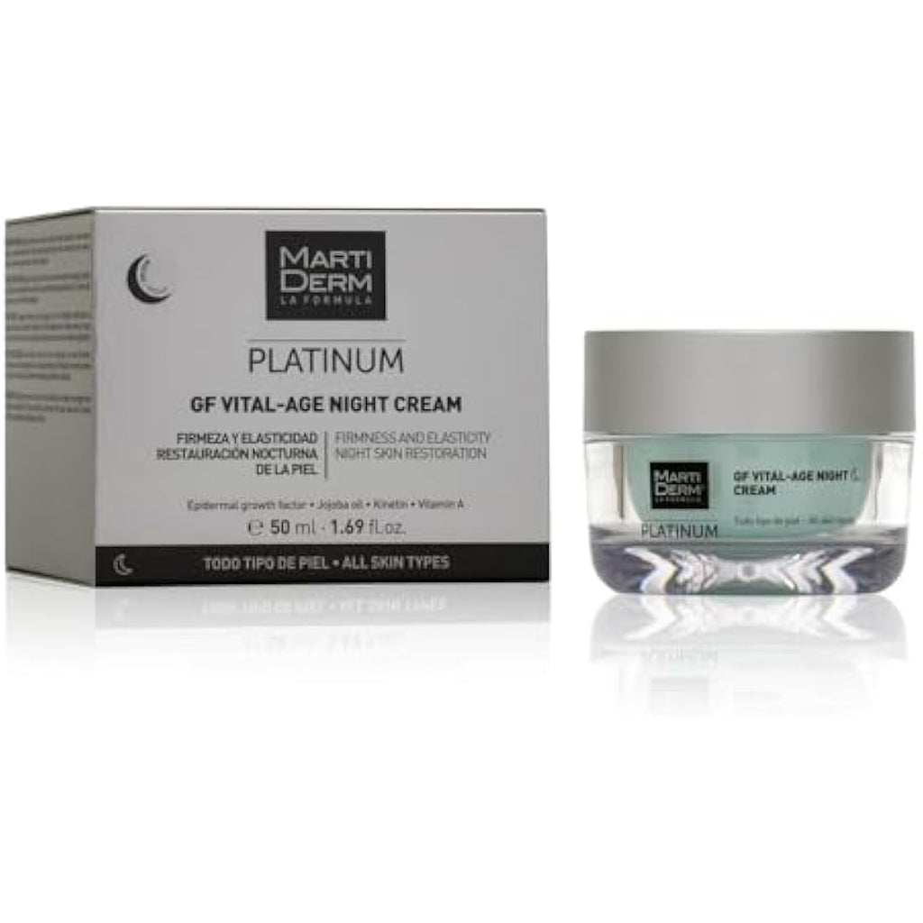 Martiderm Platinum GF Vital Age Night Cream – Anti-Aging Moisturizer 50ml