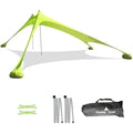Floving Portable Beach Shade Tent – 4-5 Person UV Sun Shelter (Green)