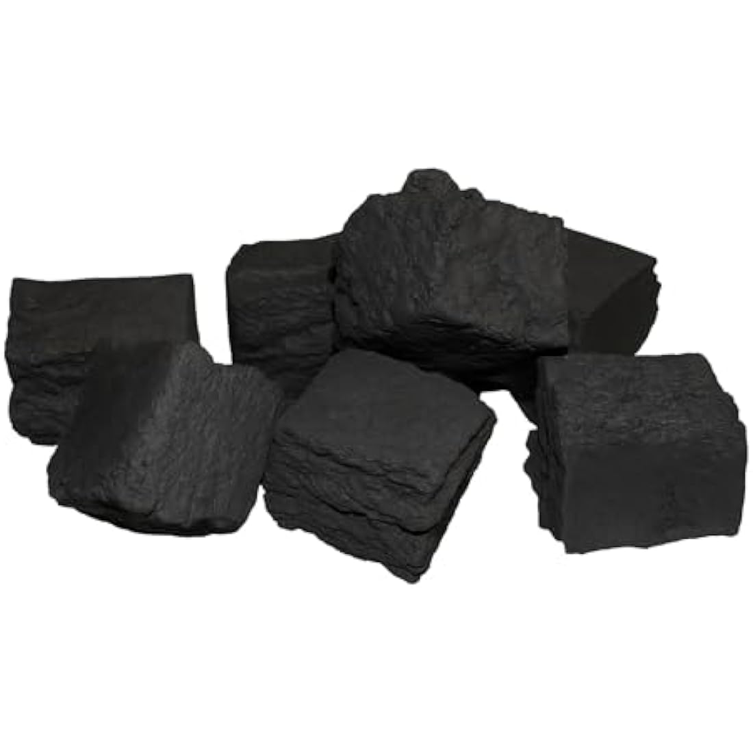 The Stove Wizard 20 Large Square Ceramic Coals for Gas & Electric Fires