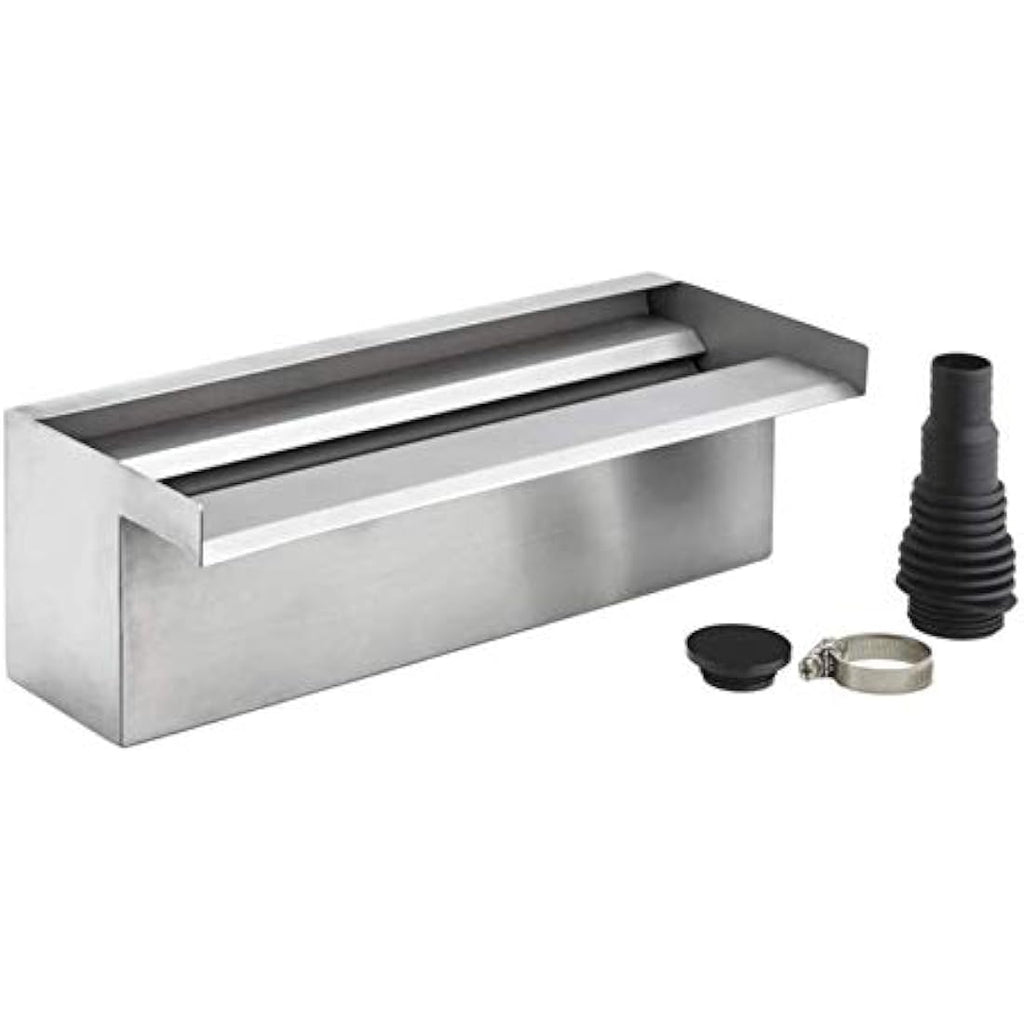 Oase Waterfall 30 – 30cm Stainless Steel Pond and Pool Water Feature