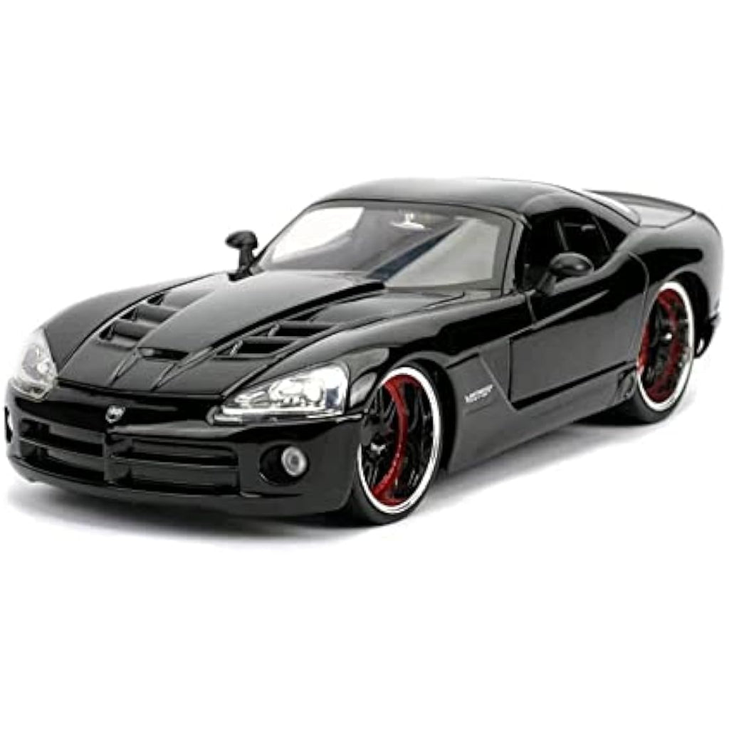 Jada Toys Dodge Viper SRT-10 Diecast Model Car - 1:24 Scale Black