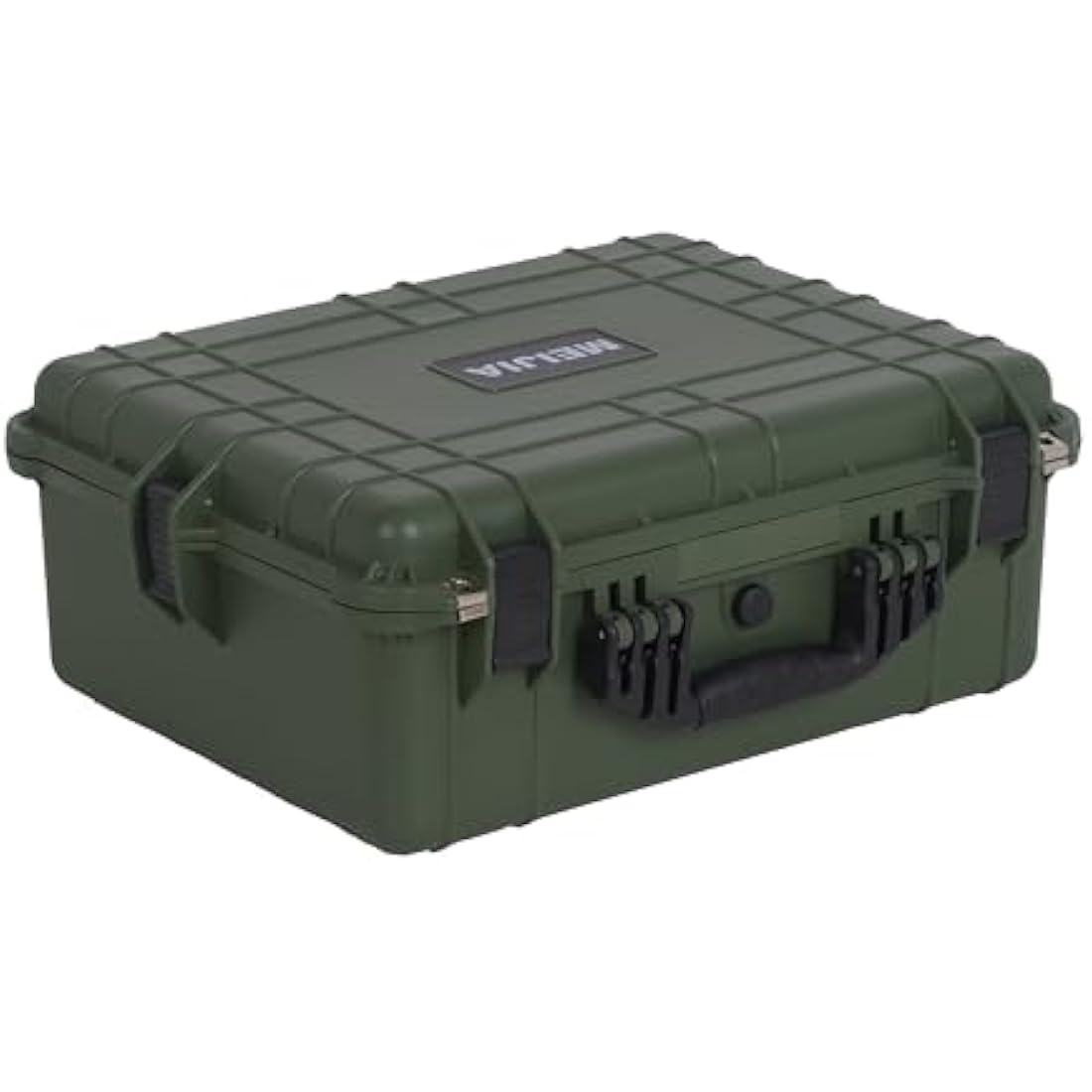 MEIJIA Waterproof Hard Camera Case with Custom Foam - Green (20.62")