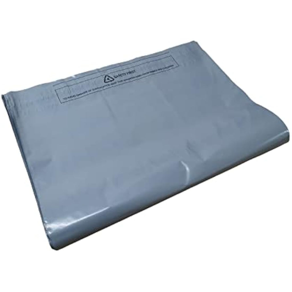 MSDS-SOLUTIONZ Grey Poly Mailers | 17x22 Self-Seal Shipping Bags, 50 Pack