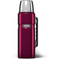 Thermos Stainless King 1.2L Travel Flask – Insulated Raspberry Steel