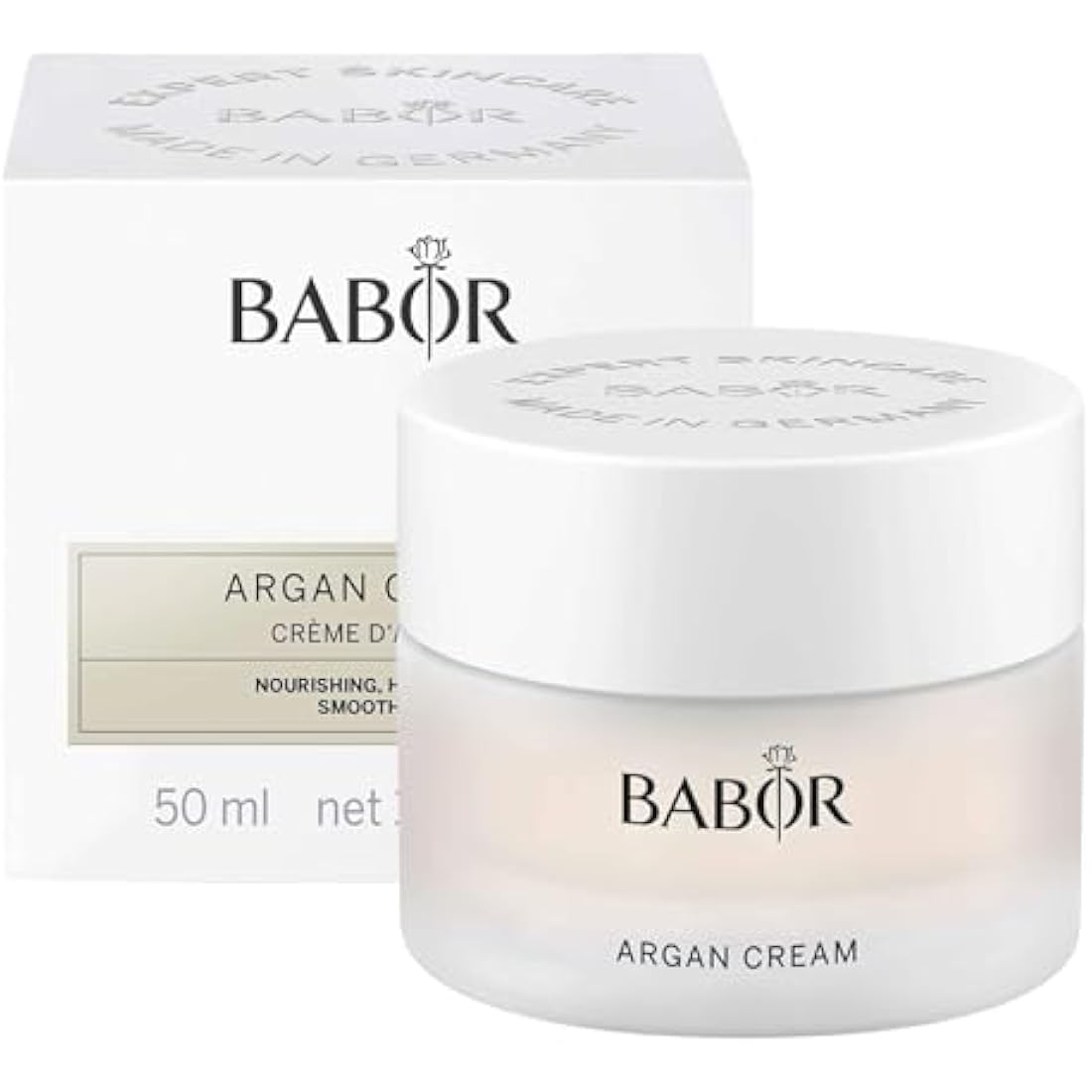 BABOR CLASSICS Argan Cream - Rich Vegan Face Moisturizer for Dry Skin