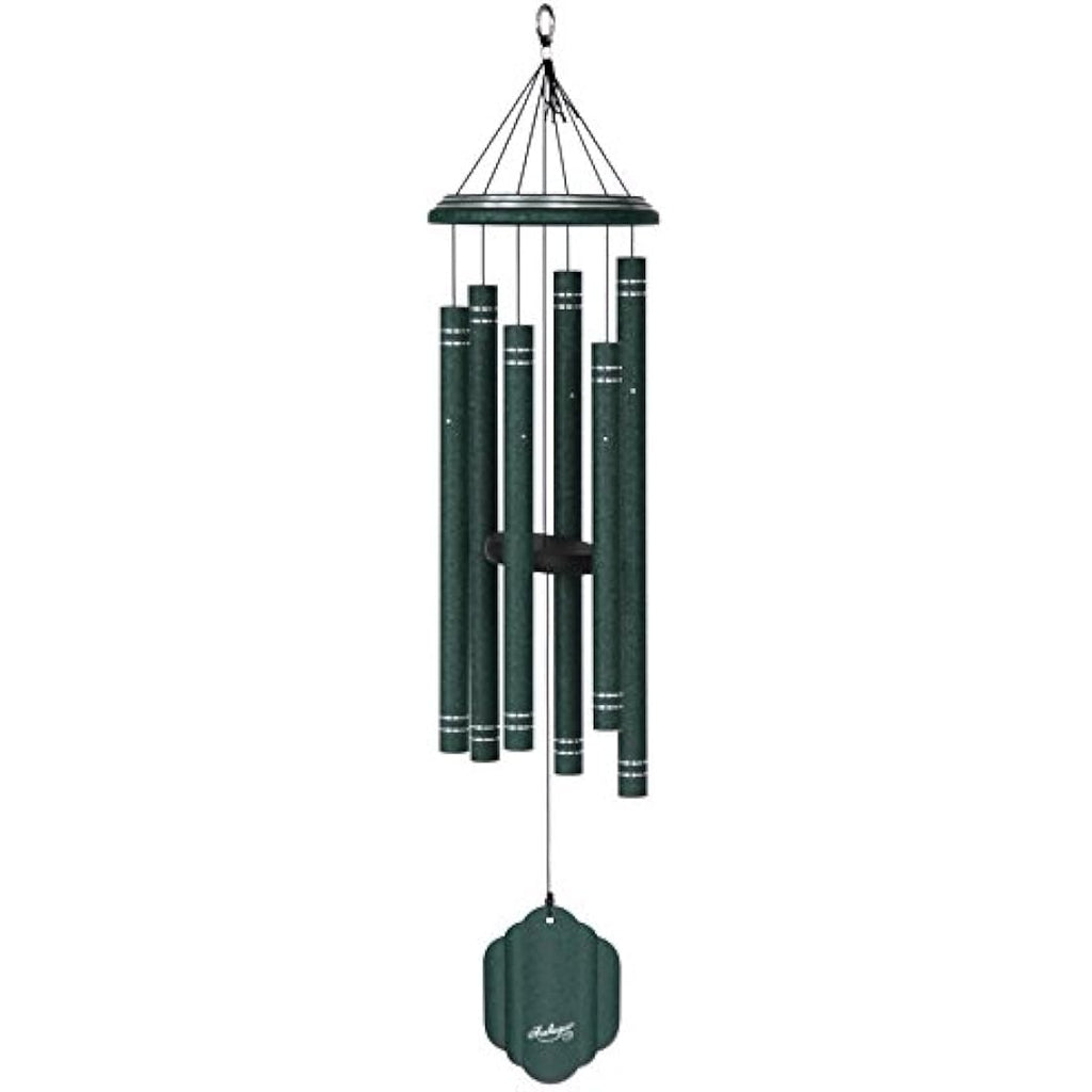 Arabesque 36-Inch Windchime – Emerald Green Handcrafted Garden Decor