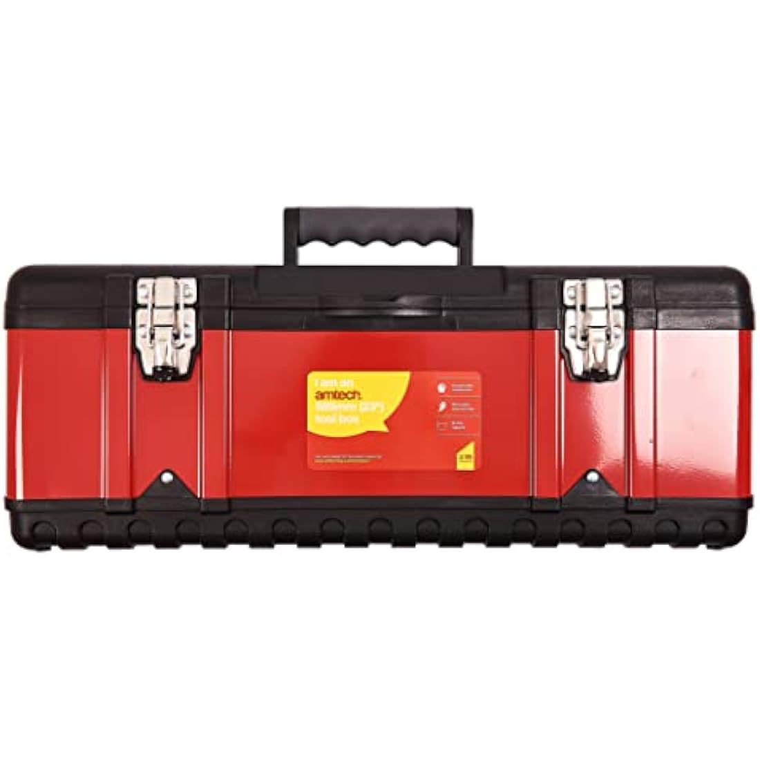 Amtech N0150 23-Inch Heavy-Duty Toolbox with Removable Tool Tray