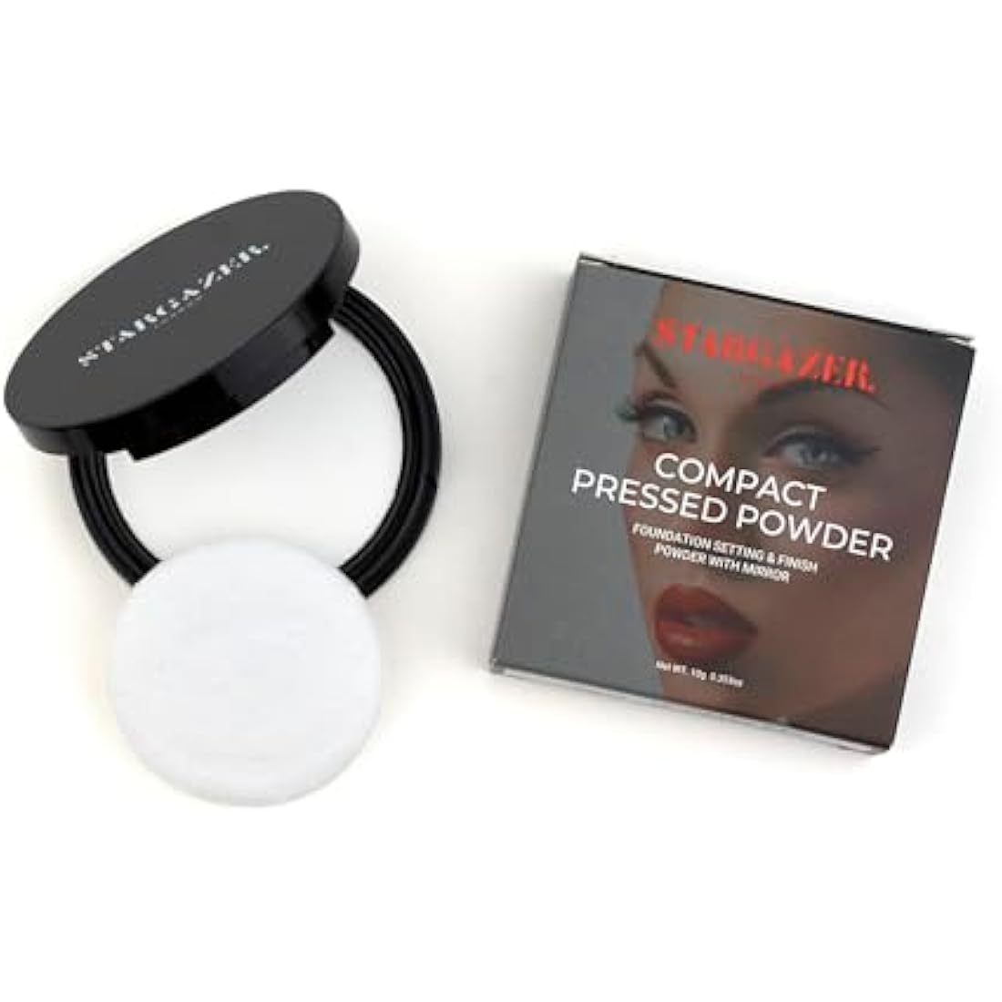 Pressed Powder - Full Cover Foundation with Mirror & Puff