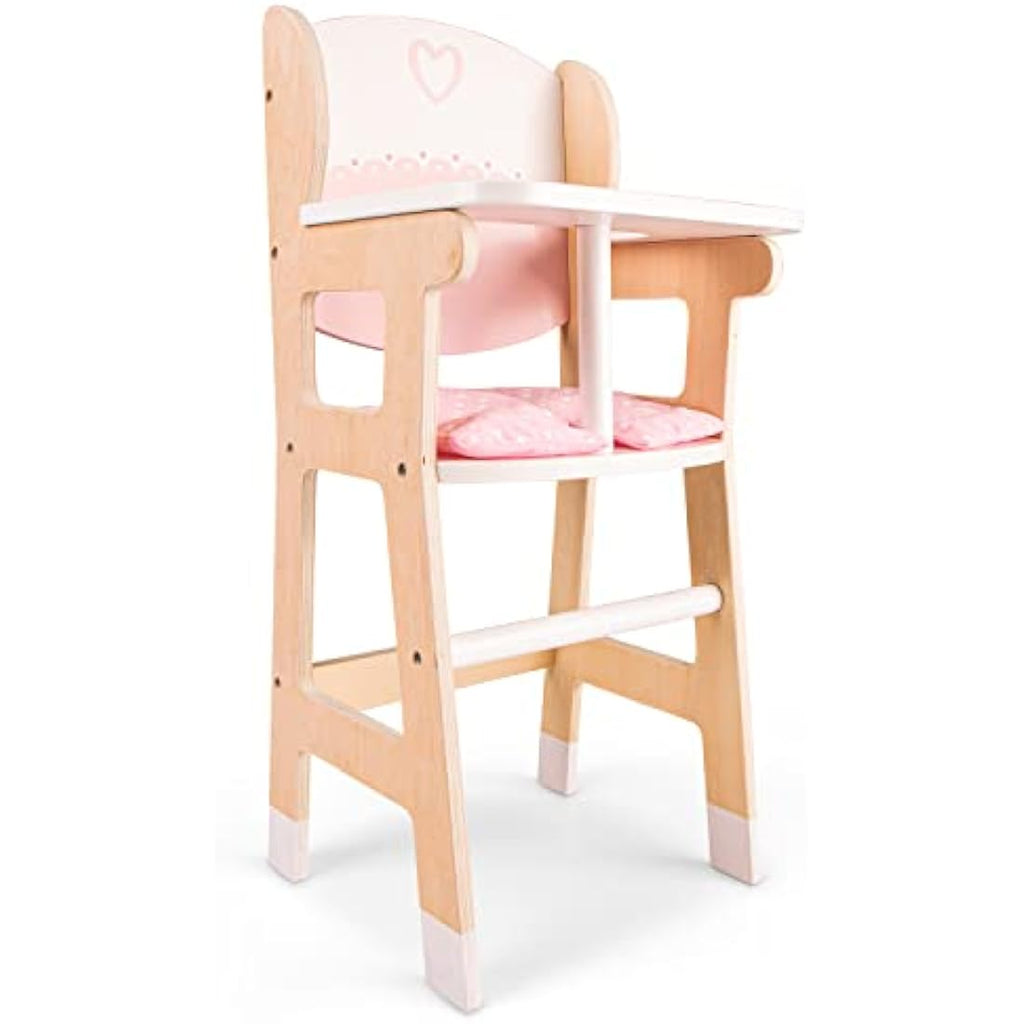 New Classic Toys Wooden Doll Chair with Pillow – Medium Kids Furniture