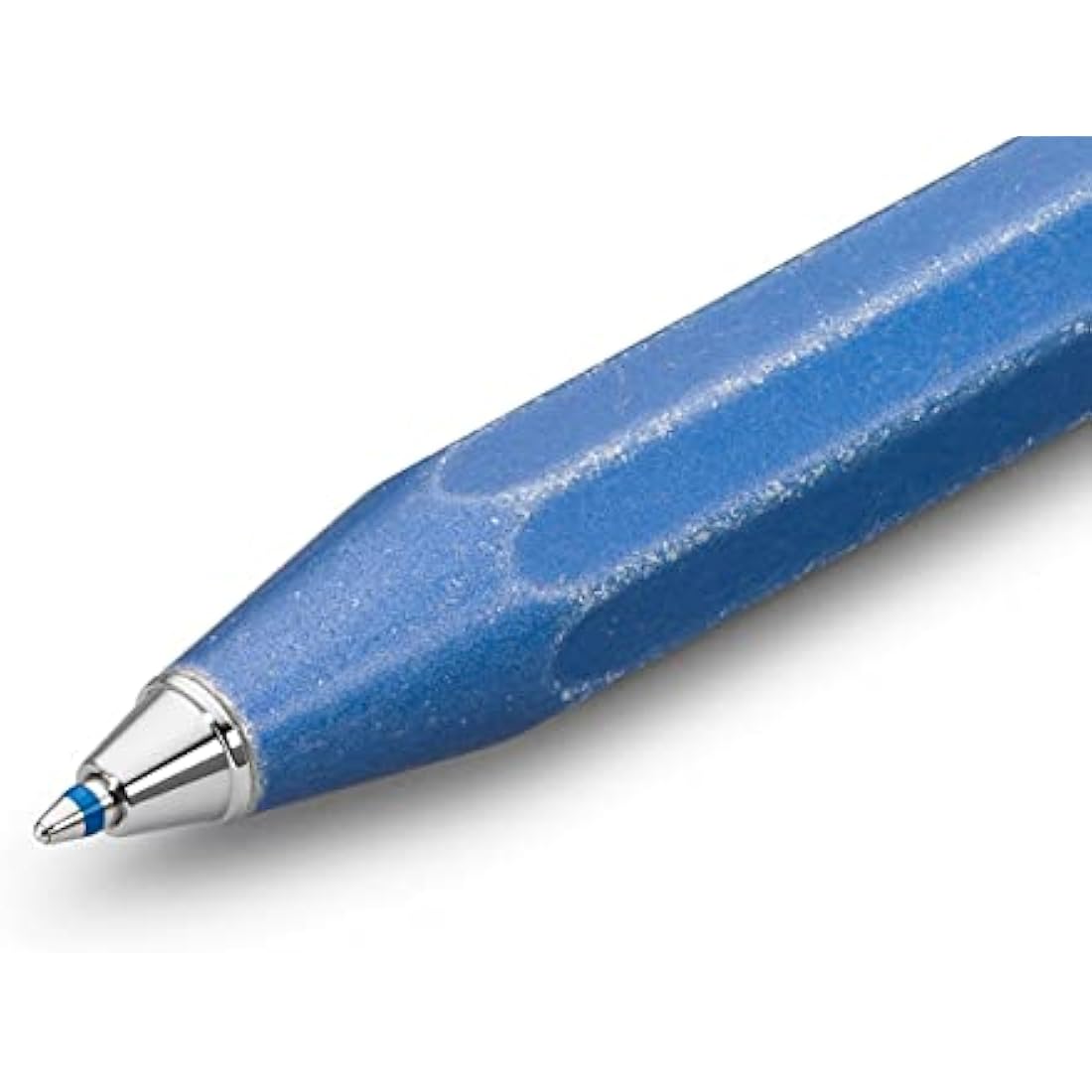 Kaweco AL Sport Ballpoint Pen – Stonewash Blue Aluminium Pocket Pen