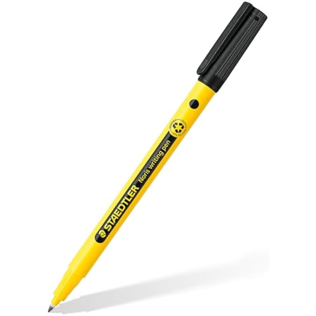 Staedtler Noris Handwriting Pens - Black Ink, Bulk Tub of 50 Pens