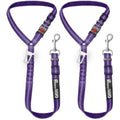 PETZANA Dog Car Seat Belt – 2-Pack Adjustable Bungee Safety Restraint