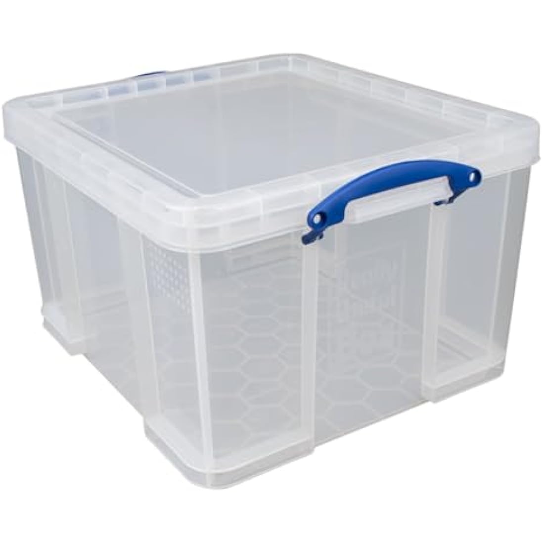 Jolof Store 42 Litre Clear Plastic Storage Box – Stackable File Bin