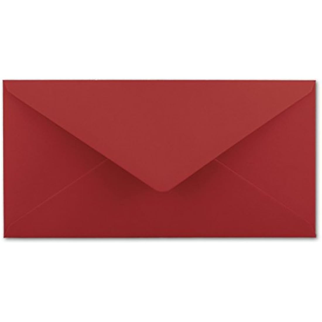 Gustav Neuser Dark Red DL Envelopes - 150 Pack Gummed 110x220mm
