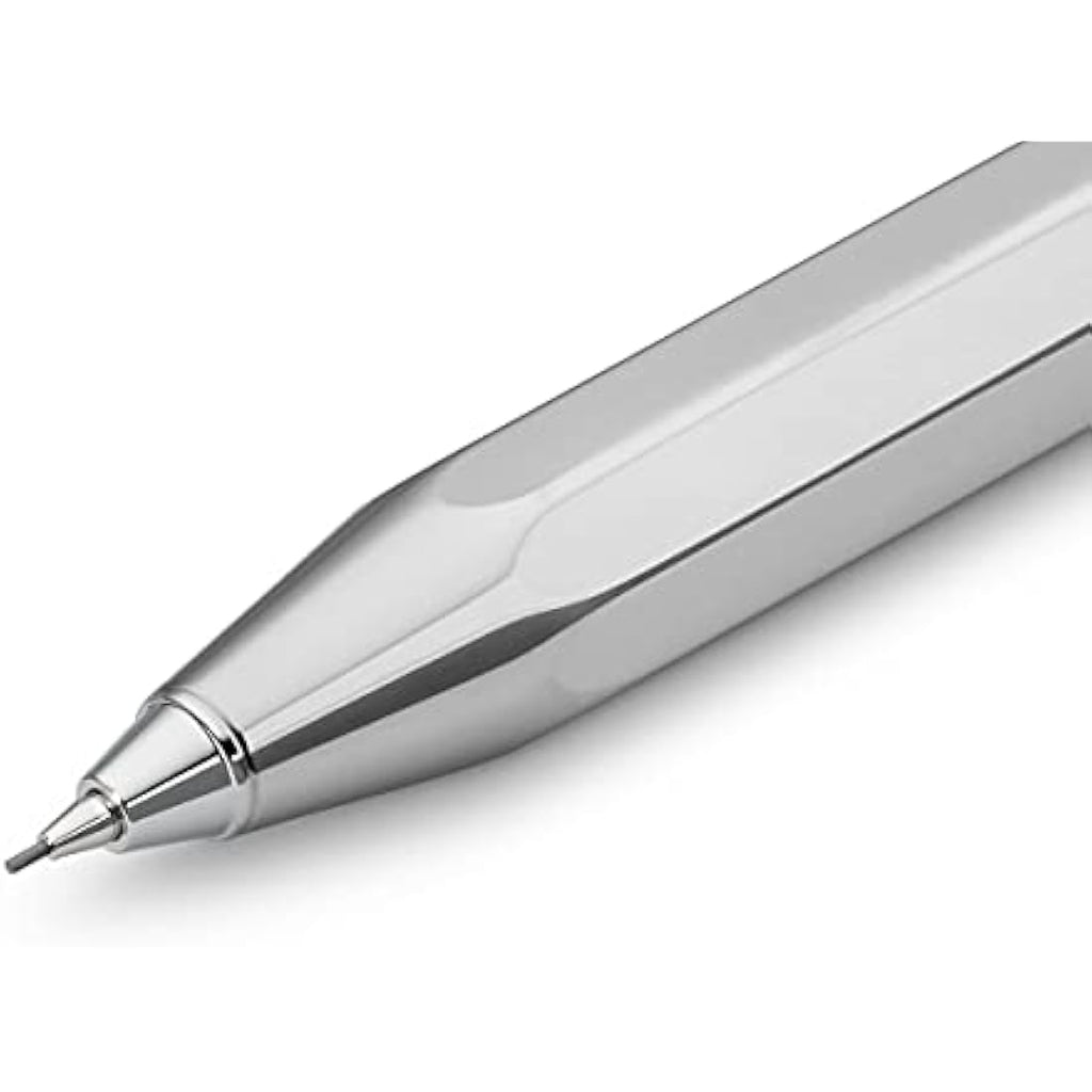 Kaweco AL Sport Mechanical Pencil – Raw Aluminium 0.7 mm Pocket Pen