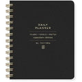 Fringe Studio Non-Dated Daily Planner | Vegan Leather Spiral Notebook