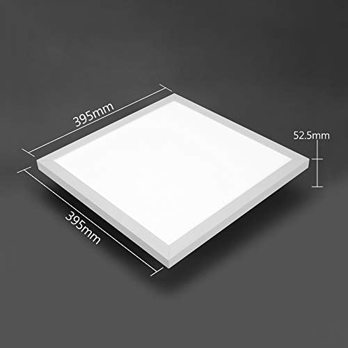 IMPTS LED Panel Ceiling Light – 24W Ultra Flat Square Warm White 40x40cm