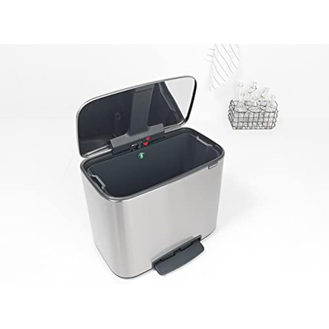 Brabantia PerfectFit Bin Liners Size R 36L - White Trash Bags (40 Count)
