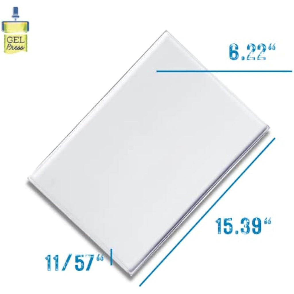 Gel Press A4 Monoprinting Plate – Reusable 21 x 29.7 cm Gel Printing Plate