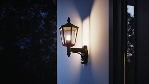 Steinel L 15 Outdoor Wall Light – Classic Black Lantern, E27, IP44