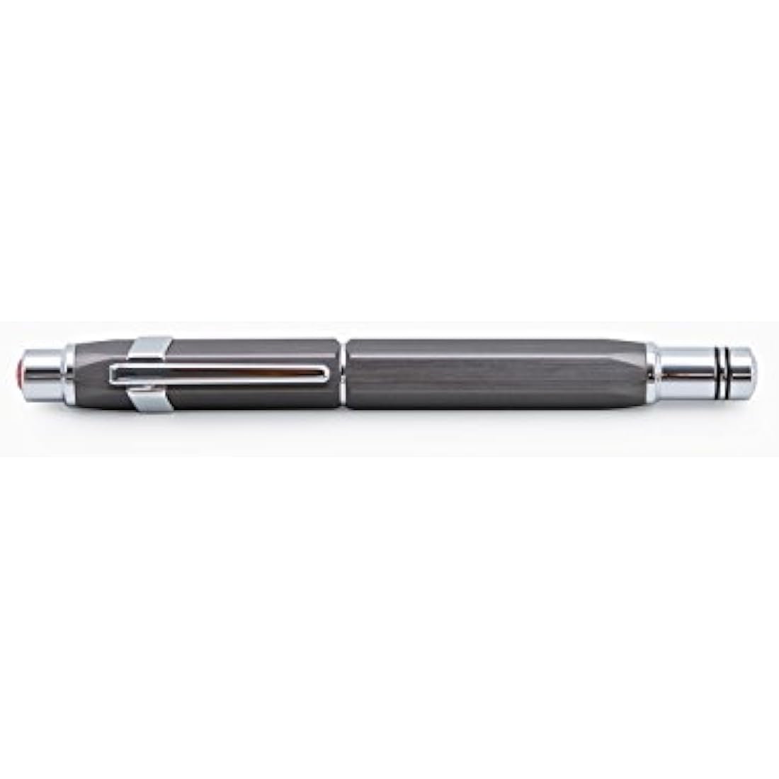 TWSBI Precision Fountain Pen – Gun Metal Brushed Aluminum, Broad