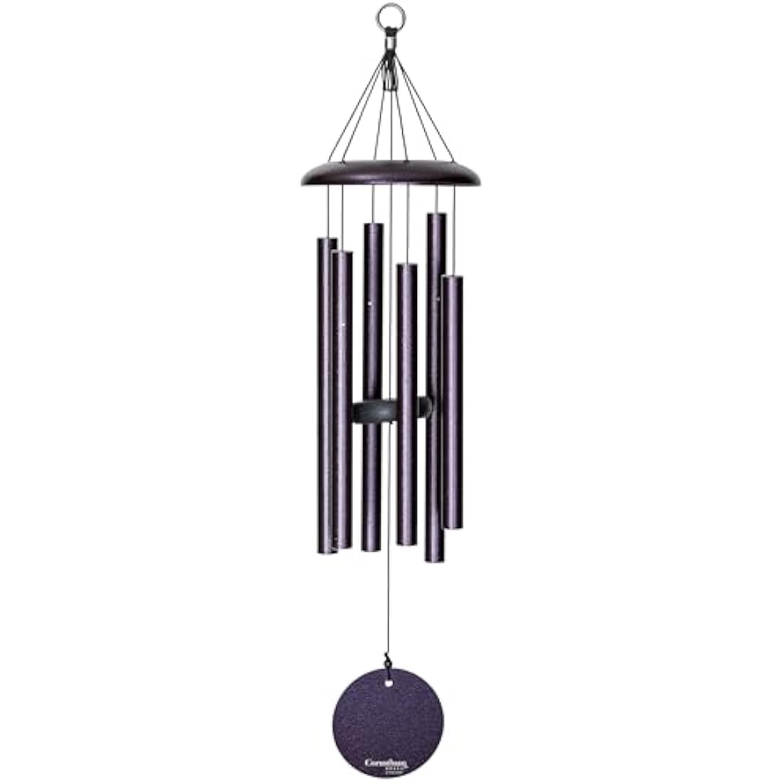Corinthian Bells 27" Wind Chime – Plum Aluminum Outdoor Decor