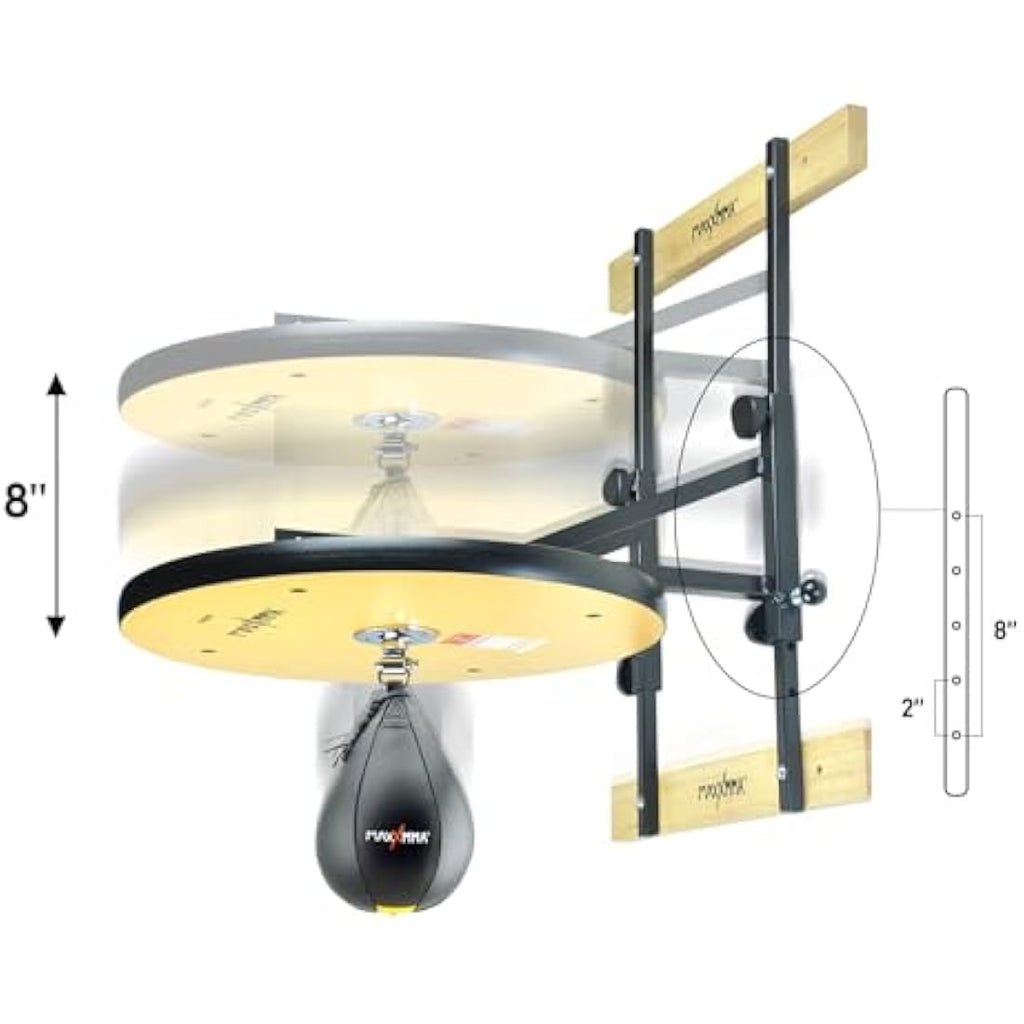 MaxxMMA Speed Bag Platform Kit – Heavy Duty Adjustable Boxing Equipment