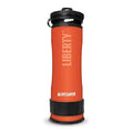 LifeSaver Liberty Water Filter Bottle – 400ml Purifier for Hiking, Orange