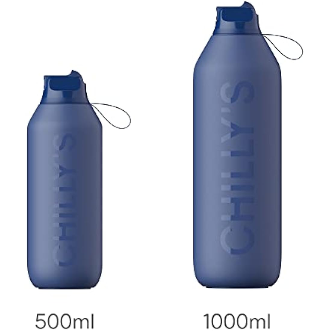 Chilly's Series 2 Flip Water Bottle – Insulated Stainless Steel, 1L