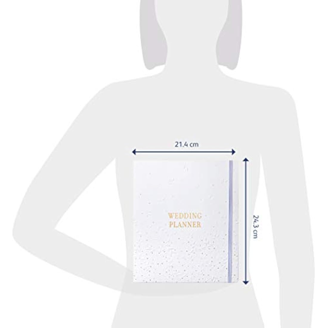 Busy B Wedding Planner – White & Gold Spiral-Bound Bridal Organiser