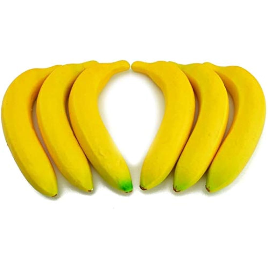 Jolof Store 6Pcs Artificial Bananas – Lifelike Foam Fruit for Home Decor