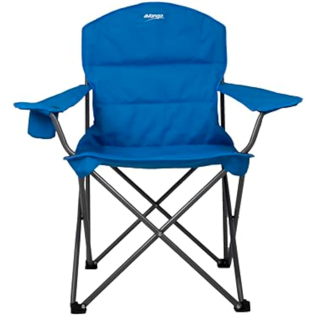 Vango Goliath X-Large Padded Camping Chair | Heavy Duty 180kg - Blue