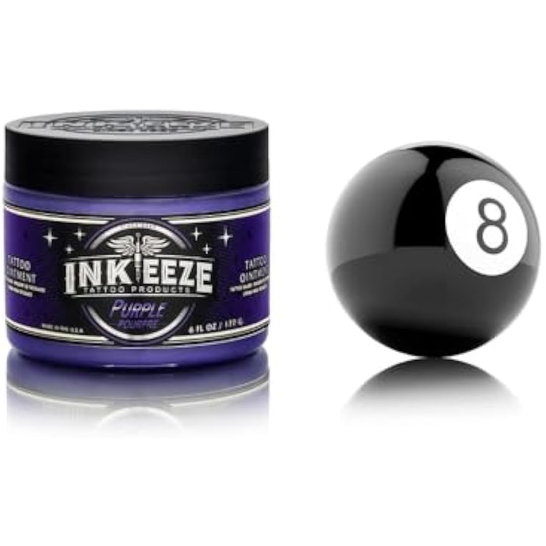 INK-EEZE Purple Glide Tattoo Ointment – Vegan Aftercare Jar - 6oz