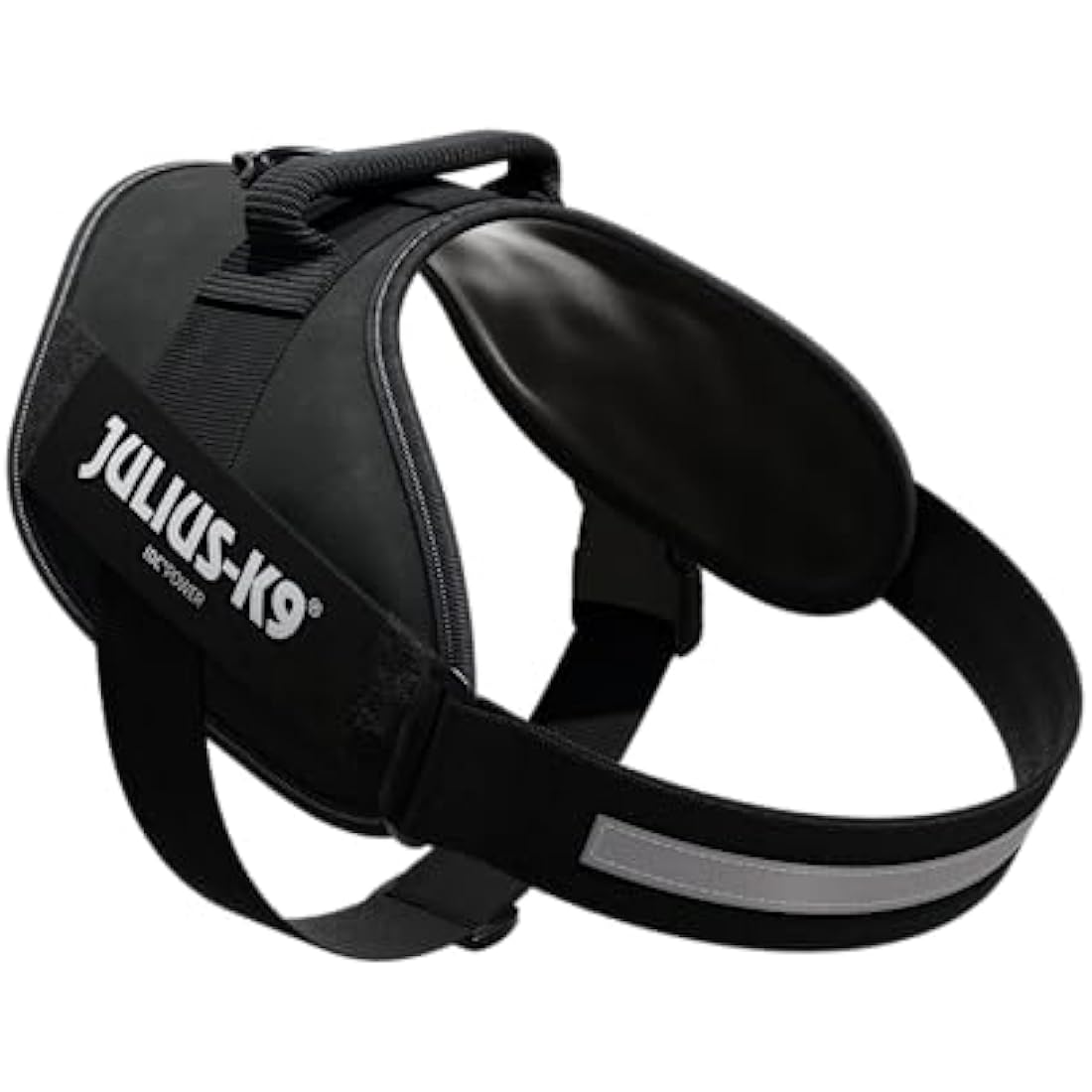 IDC Powerharness Dog Harness | Durable Reflective Gear - Black, Size XL/2
