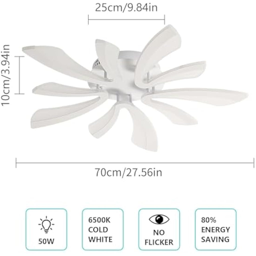 Comely Modern LED Ceiling Light | 50W 6500K Flush Mount Acrylic Lamp