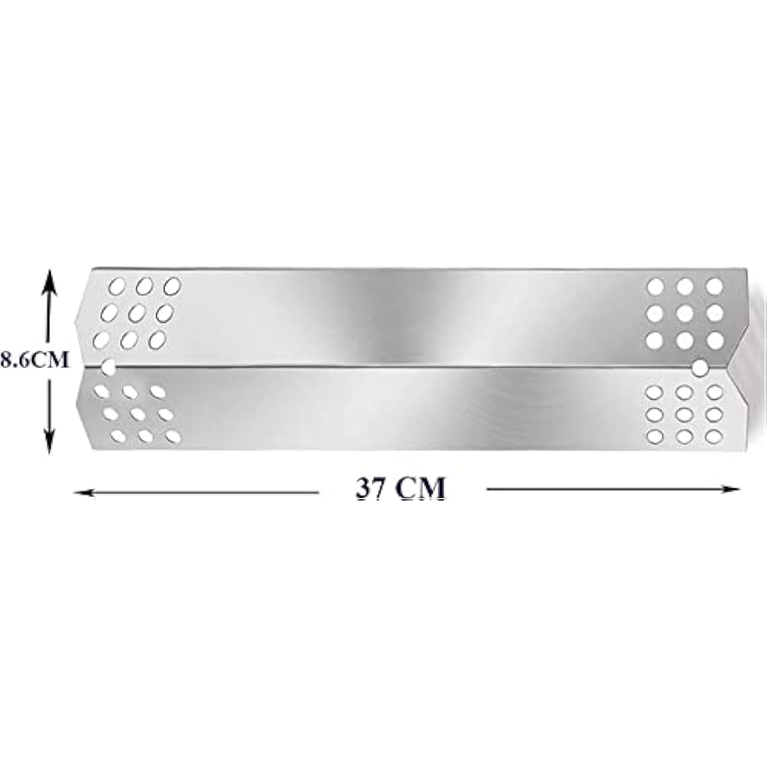 GFTIME Stainless Steel Heat Plate Flame Tamer for Nexgrill & Napoleon, 3 Pack