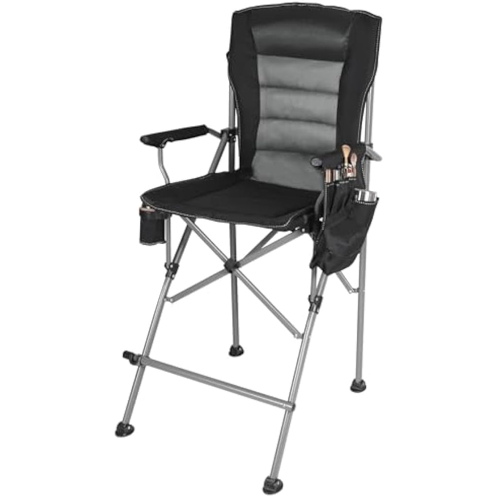 REDCAMP Tall Folding Director Chair with Footrest | Heavy Duty 300 lbs
