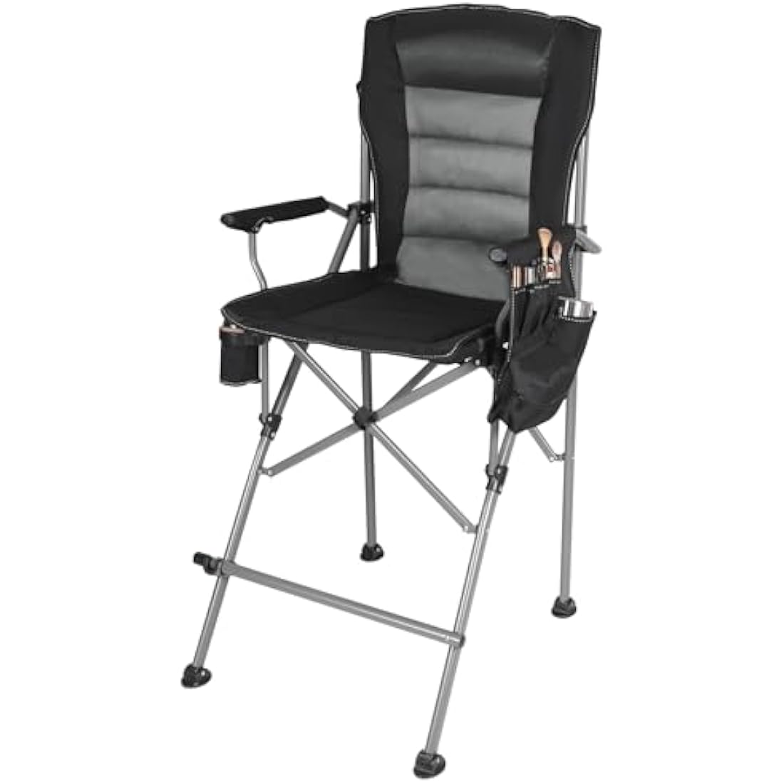 REDCAMP Tall Folding Director Chair with Footrest | Heavy Duty 300 lbs
