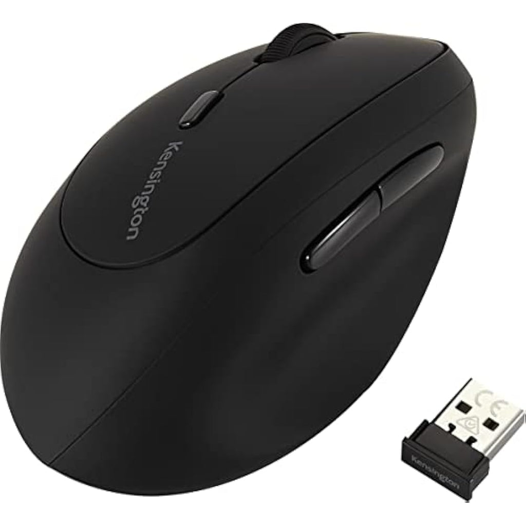 Kensington Pro Fit Left-Handed Wireless Ergonomic Mouse – Black
