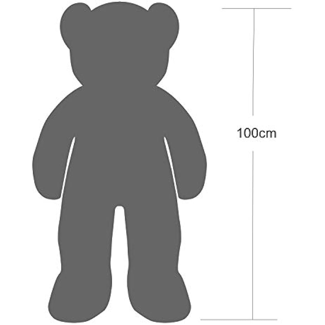 YunNasi Giant Teddy Bear | 39 Inch Light Brown Plush Stuffed Animal